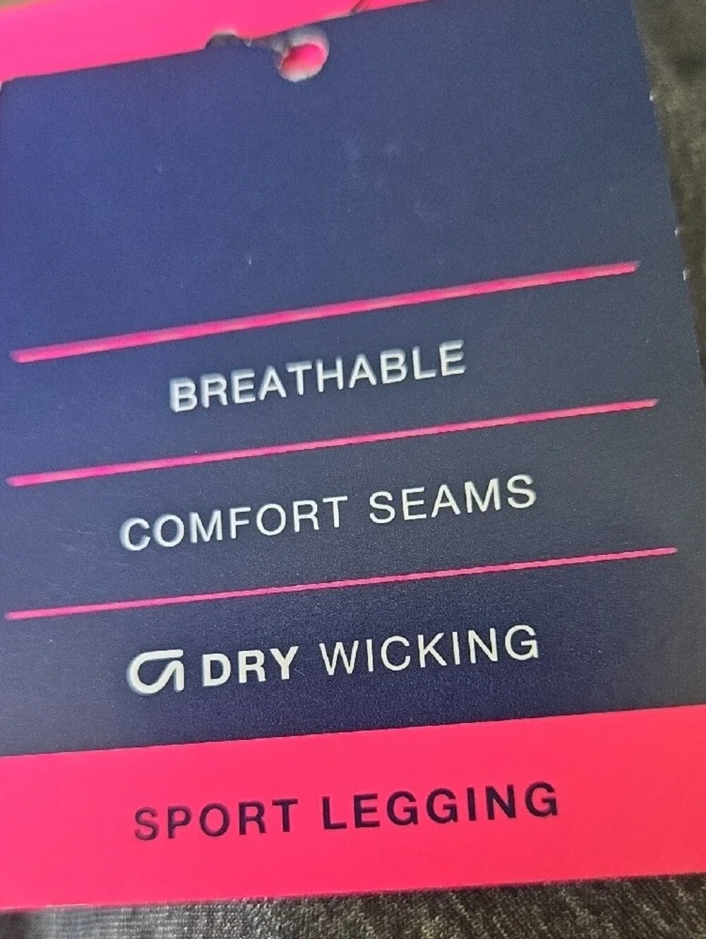 GAP Girls Gray Leggings with Pink & Blue Geo Panels